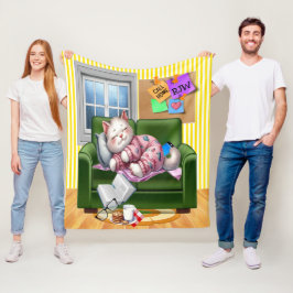 ミディアムウィーラブユキットンフリースブランケット フリースブランケット