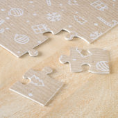 ミディアムクリスマスジンジャーブレッドマンジグソーパズル ジグソーパズル (側面)