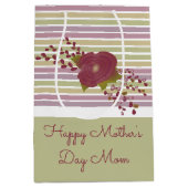 ミディアムサイズストライプパステル抱き枕 ミディアムペーパーバッグ (正面)