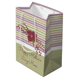 ミディアムサイズストライプパステル抱き枕 ミディアムペーパーバッグ