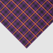 ミディアムパープル&オレンジタータンチェック01 薄葉紙 (詳細)