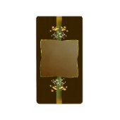 ミディアムブラウンポジス薬用ラベル ラベル (正面)