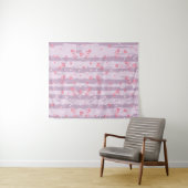 ミディアム タペストリー (50" x 60") – バタフライ ガーデン (インサイチュ(横))