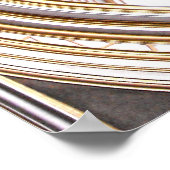 ミディナの聖ポール大聖堂の天井 ポスター (角)