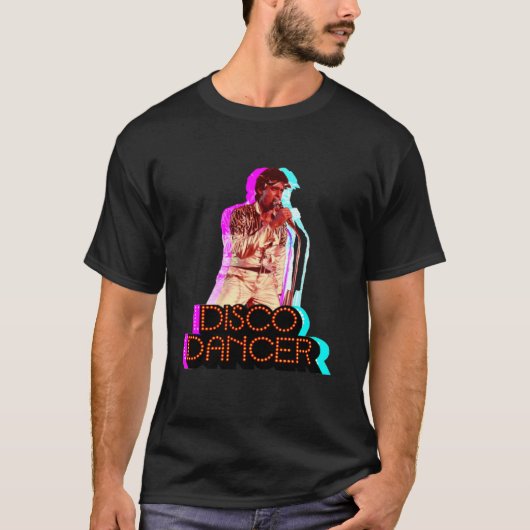 ミトゥンチャクラボティヴィンテージデザイン- Disco Dancer Tシャツ (正面)