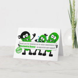 ミトコンドリアの病気のサポートをありがとう カード