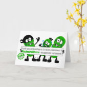 ミトコンドリアの病気のサポートをありがとう カード (黄色い花)