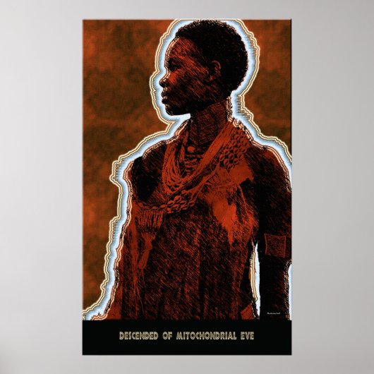 ミトコンドリアイブの子孫 ポスター (正面)