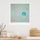 ミトコンドリアプリント ポスター (キッチン)