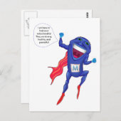 ミトコンドリア人 ポストカード (正面/裏面)