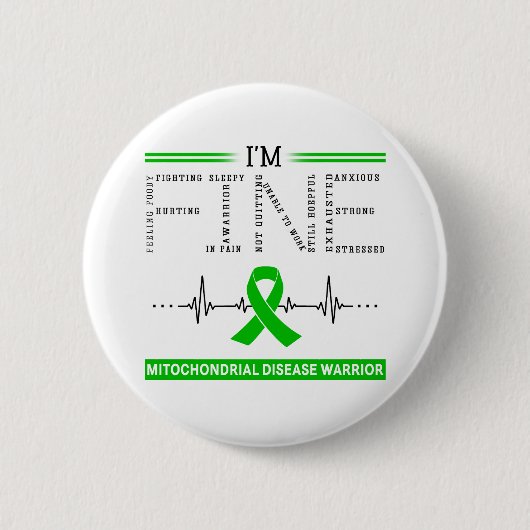 ミトコンドリア素晴らし病戦士 缶バッジ (正面)