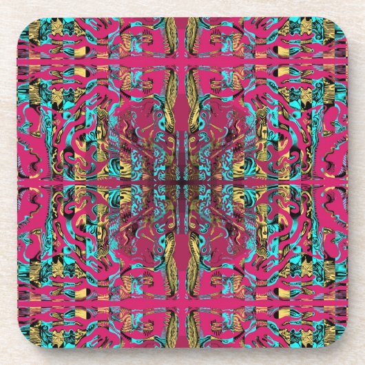 ミトコンドリポップ・アートのー コースター (正面)