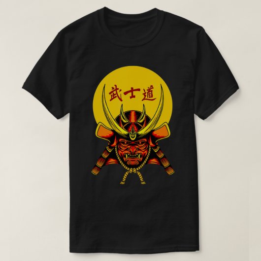 ミトス武士道浪人日本の侍 Tシャツ (デザイン正面)