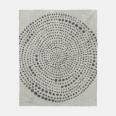 ミトス – 円 フリースブランケット (正面)