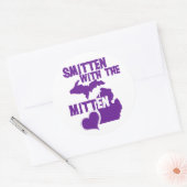 ミトンで打つ ラウンドシール (封筒)