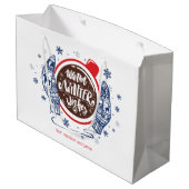 ミトンとココアのあたたかな冬の願い ホリデー ラージペーパーバッグ (裏面アングル)