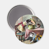 ミトンを探している子猫 マグネット (正面/裏面)