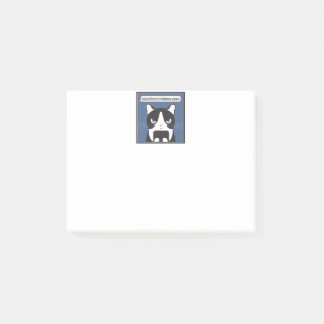 ミトン4x3のポスト・イットからの文字 ポストイット