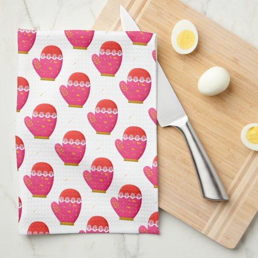 ミトン キッチンタオル (四つ折り)