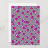 ミトン レトロ_グレー シーズンカード (正面/裏面)