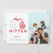 ミトンMIからの暖かく、強打された挨拶 シーズンカード (正面)