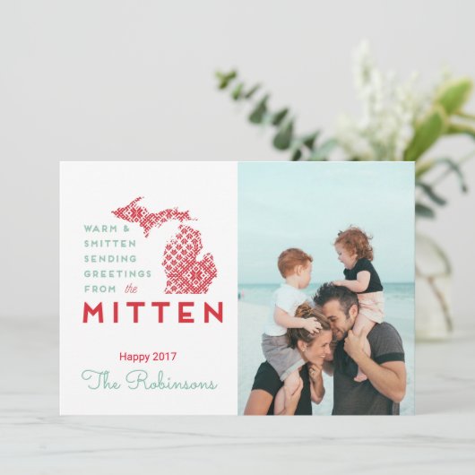 ミトンMIからの暖かく、強打された挨拶 シーズンカード (スタンド正面)