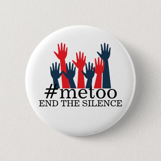 ミトー | THE SILENCE WOMEN'S MARCHを終了する 缶バッジ (正面)