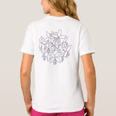ミドウイチゲシャツ Tシャツ (裏面)