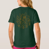 ミドウイチゲシャツ Tシャツ (裏面)