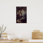 ミドガムと彼の犬琥珀のウィリアム・ポンツ ポスター (キッチン)