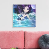 ミドザソフトシーマーメイドアートプリントキャンバスプリント キャンバスプリント (インサイチュ (リビング))
