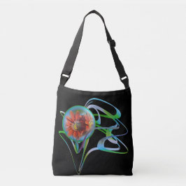 ミドルクロス体トートバッグに詰まる クロスボディバッグ