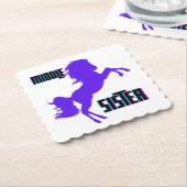 ミドルシスターパープルポニー育成 ペーパーコースター (アングル)