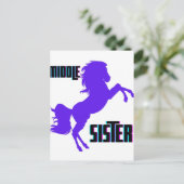 ミドルシスターパープルポニー育成 ポストカード (スタンド正面)