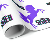 ミドルシスターパープルポニー育成 ラッピングペーパー (ロールコーナー)