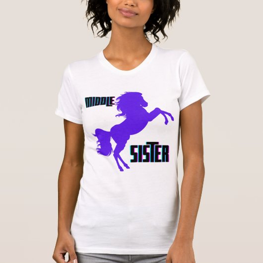 ミドルシスターパープルポニー育成 Tシャツ (正面)