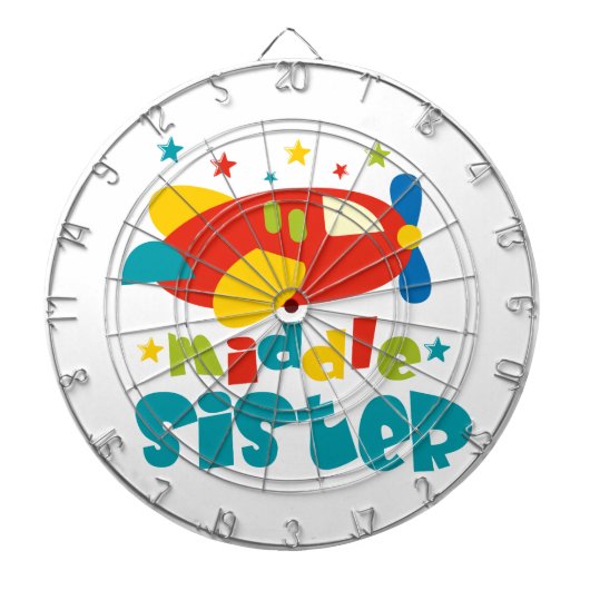 ミドルシスター飛行機 ダーツボード (正面)