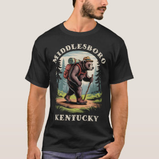 ミドルズボロ ケンタッキー州 ケンタッキー山中ハイキングトレイル Tシャツ