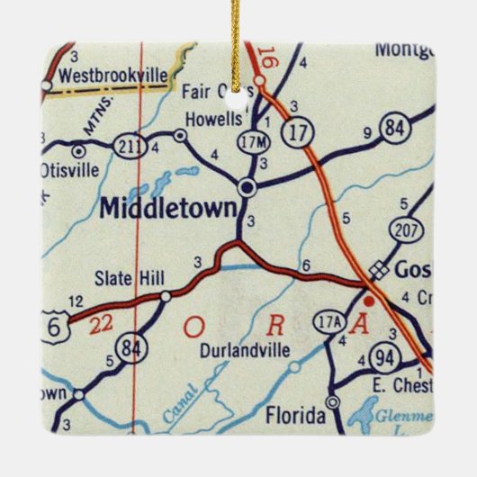 ミドルタウンNY セラミックオーナメント (裏面)