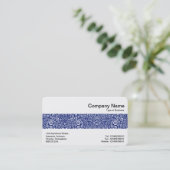 ミドルバンド – らせん状抽象芸術-深い海軍 名刺 (スタンド正面)