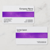 ミドルバンド – エレクトリックレインパープル 名刺 (正面/裏面)
