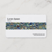 ミドルバンド – 抽象芸術プール 名刺 (裏面)