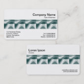 ミドルバンド – 抽象芸術金属デザイン 名刺 (正面/裏面)