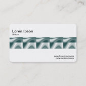 ミドルバンド – 抽象芸術金属デザイン 名刺 (裏面)