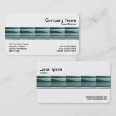 ミドルバンド – 抽象芸術金属デザイン 名刺 (正面/裏面)