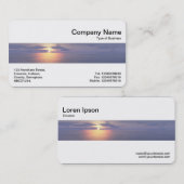 ミドルバンド – 日の出/日没 名刺 (正面/裏面)