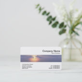 ミドルバンド – 日の出/日没 名刺 (スタンド正面)
