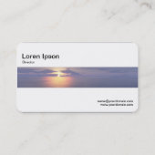 ミドルバンド – 日の出/日没 名刺 (裏面)