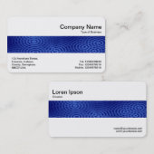 ミドルバンド – 電気雨ブルー 名刺 (正面/裏面)