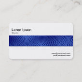 ミドルバンド – 電気雨ブルー 名刺 (裏面)